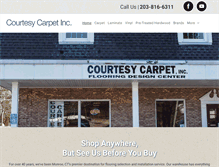 Tablet Screenshot of courtesycarpet.com